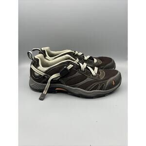 Ahnu Mens Size 11 Brown Mesh Outdoor Hiking Sneaker Shoes